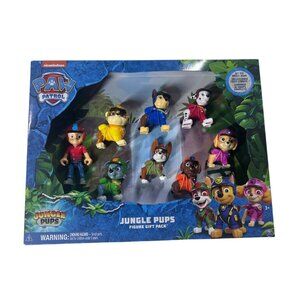 Paw Patrol Jungle Pups 8 Piece Figures Gift Pack NEW